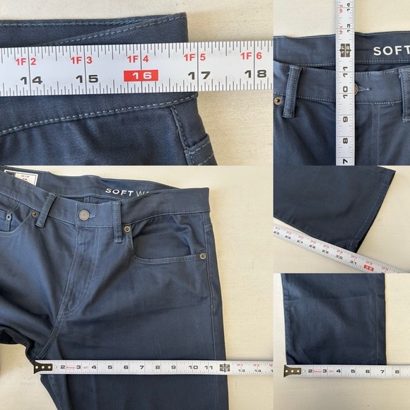 GAP Men's Soft Wear Slim Fit Jeans Blue Grey Size 32 - Picture 2 of 12